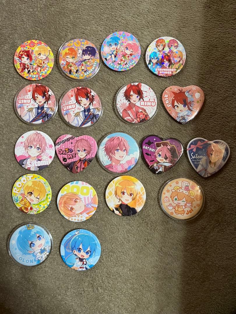 ストプリ　ポストカード・缶バッジ・アクリルキーホルダーセット