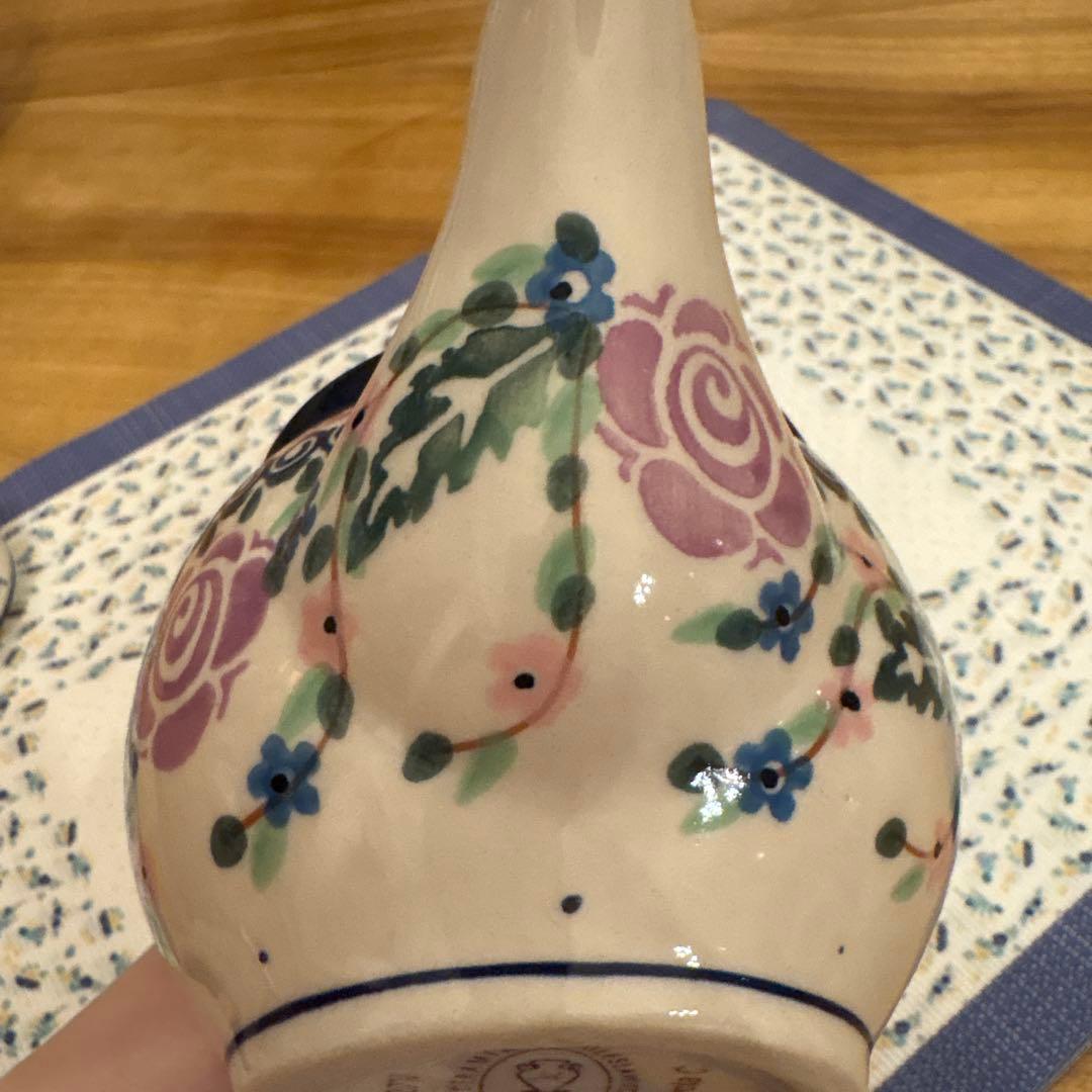 ポーリッシュポタリー　ティーポットとマグ