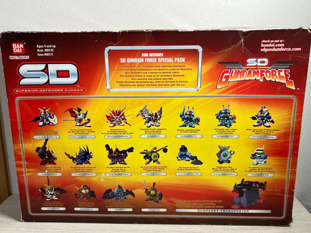 海外版　SDガンダムフルカラー　スペシャルパック　ガンダムフォース