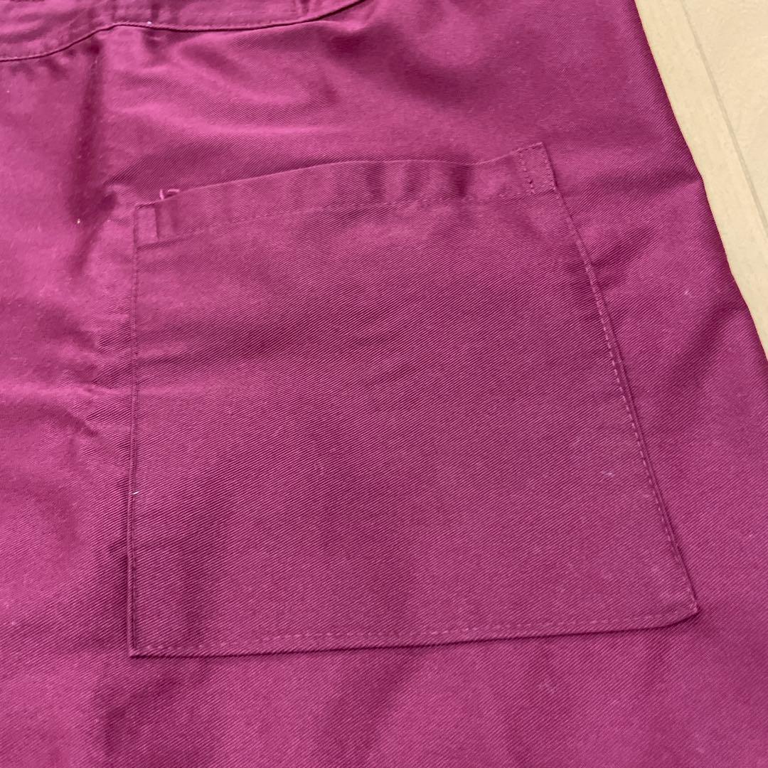 前掛け風エプロン　紅型