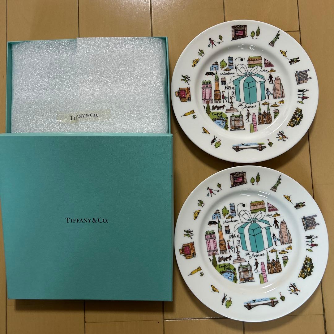 Tiffany & Co. ティファニー 絵皿　2枚セット