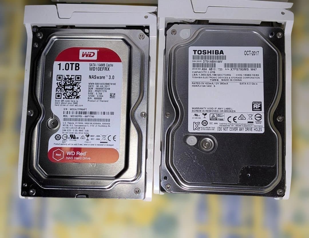 み*ー様 【ジャンク品】QNAP TS-231P (HDD 1TB×2台付属)