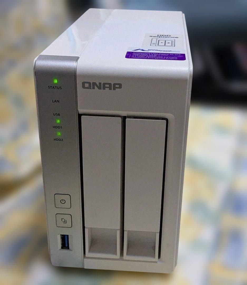 み*ー様 【ジャンク品】QNAP TS-231P (HDD 1TB×2台付属)