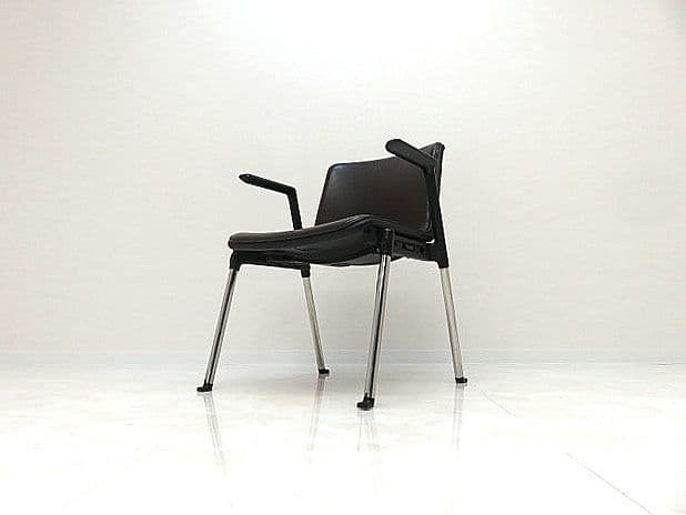 希少品ホウトク 川上元美「ラピス」アームチェア　グッドデザイン賞　スタッキング可