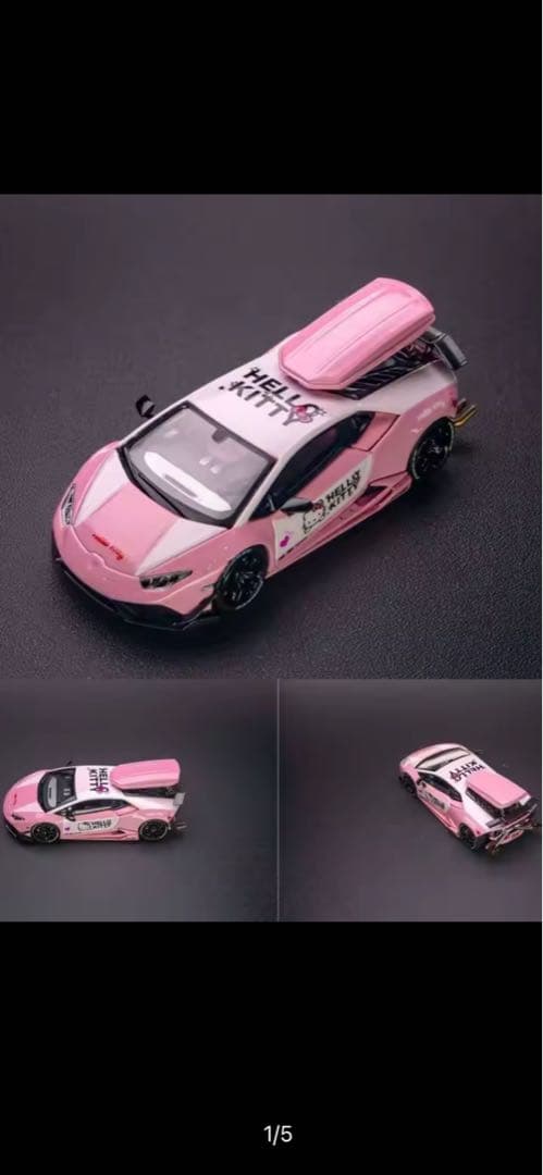 HELLO KITTY(ハローキティー)コラボミニカー1/64・3台セット品