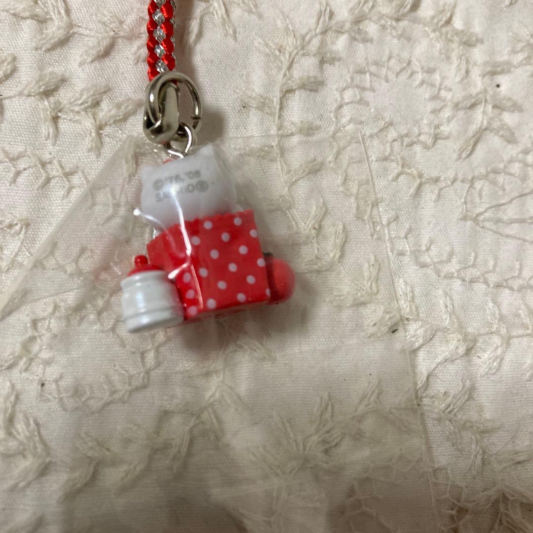 ご当地キティ　根付け　もしもしKTりんご