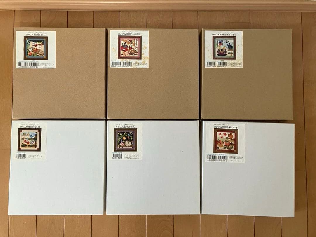 きめこみパッチワーク歳時期6点まとめ売り（おまけ1点付き）