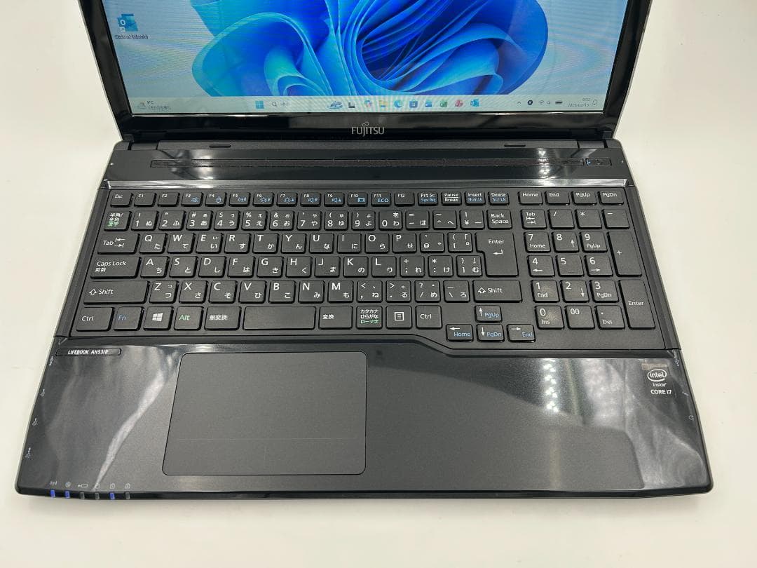 ノートパソコン windows11 オフィス付き core i7 AH53/RB