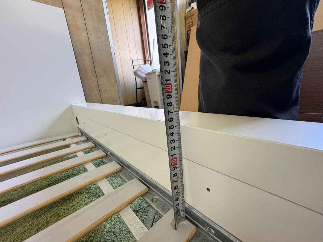 (4482W2)*シングルベッドマットレス付 IKEA SULTAN LUROY