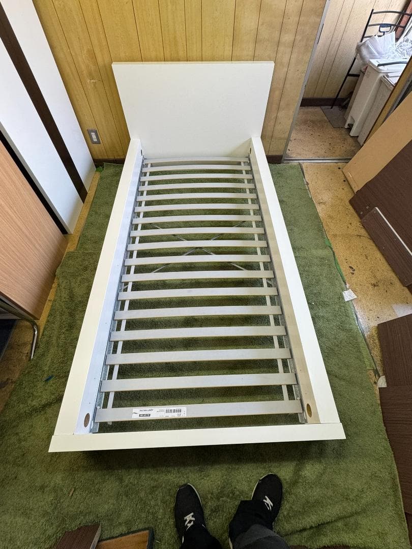 (4482W2)*シングルベッドマットレス付 IKEA SULTAN LUROY