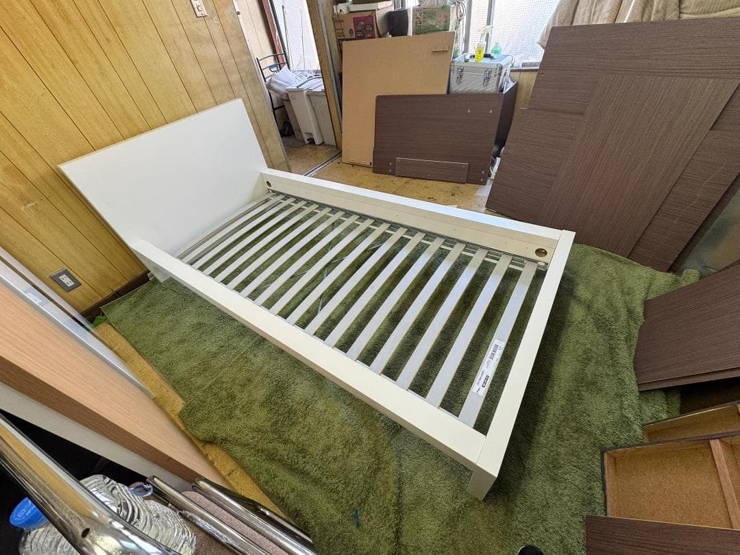 (4482W2)*シングルベッドマットレス付 IKEA SULTAN LUROY
