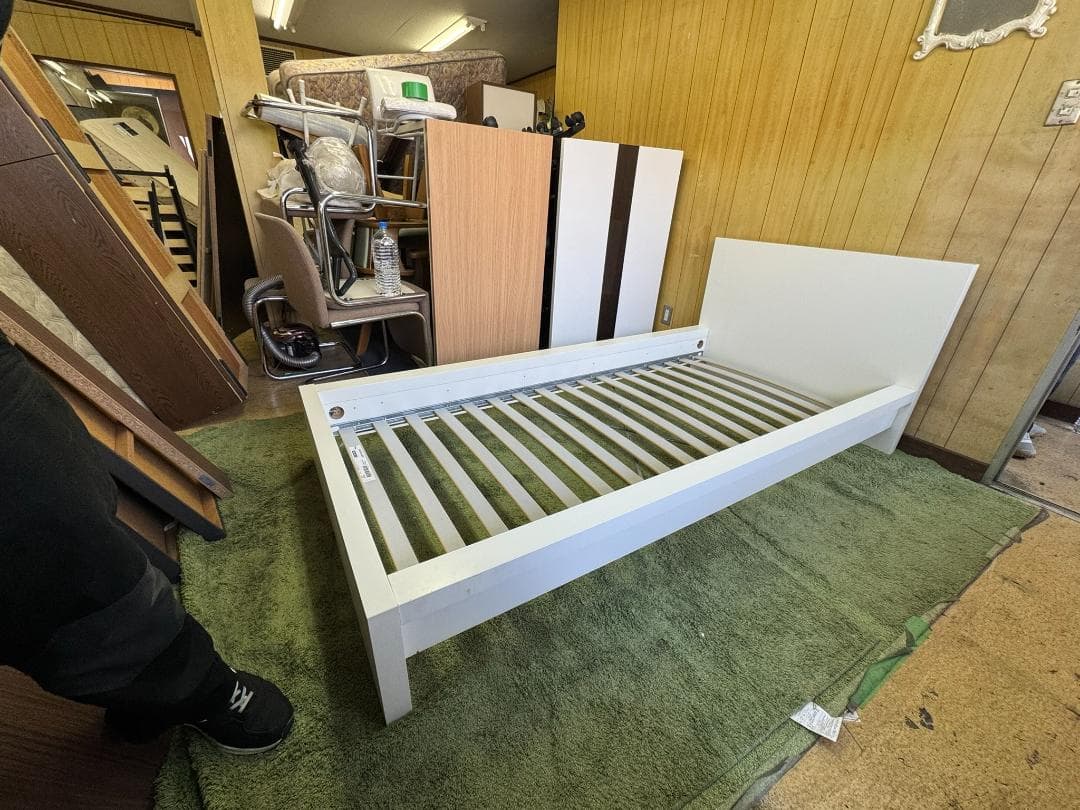(4482W2)*シングルベッドマットレス付 IKEA SULTAN LUROY