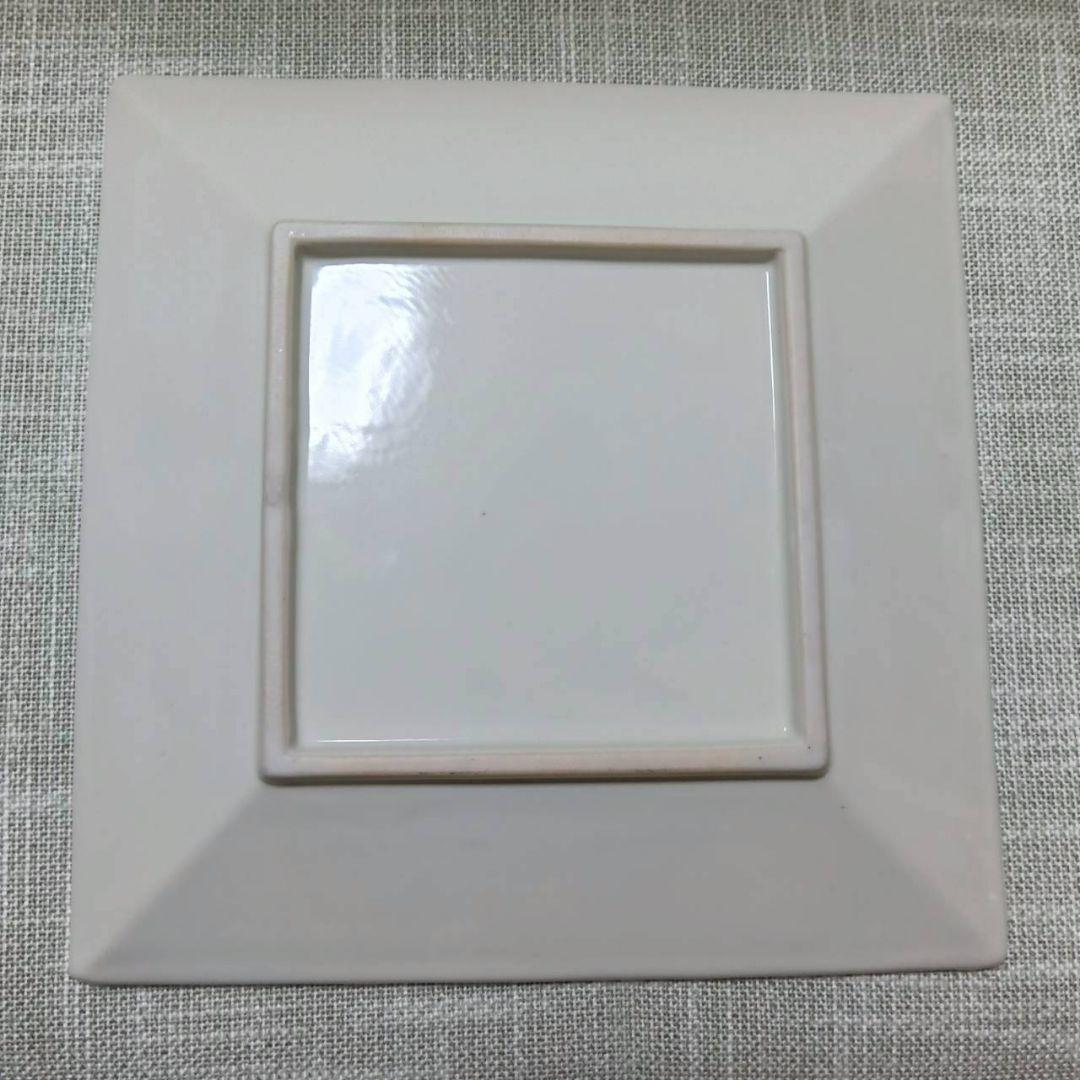 陶器製染付絵皿 手描き 水墨画 墨絵 日本画 【桔梗】日本画家 岡原大華