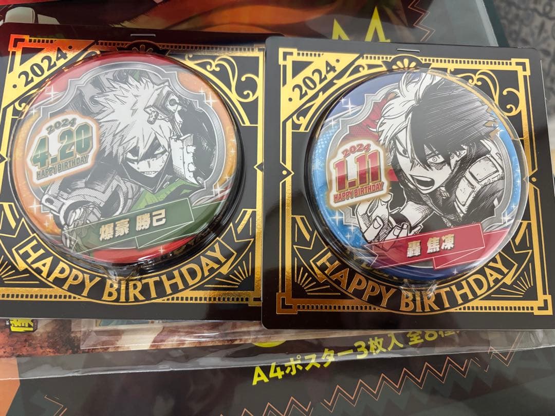 僕のヒーローアカデミア　アクリル　缶バッジ　ハンカチ　タオル　ポスター