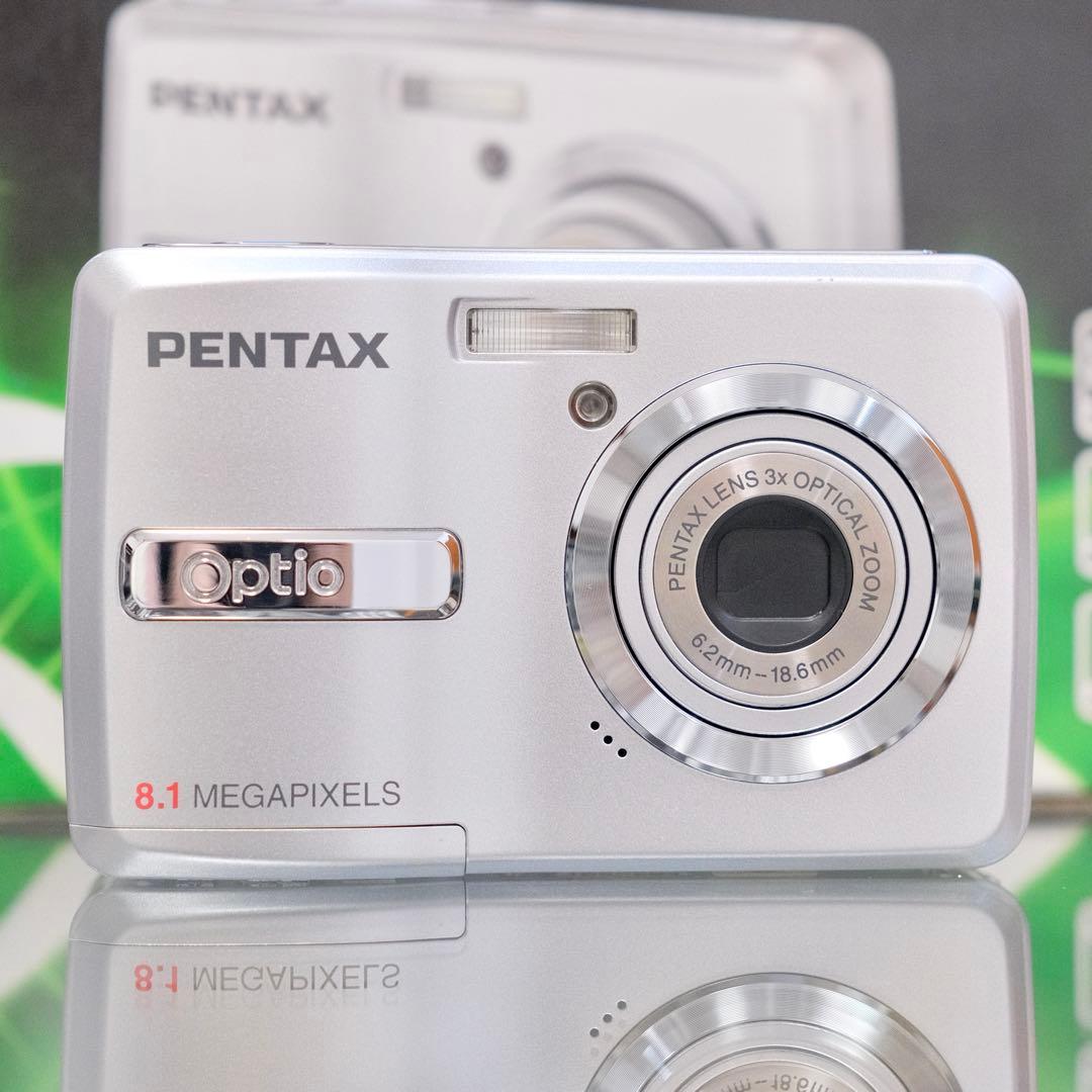 未使用品 希少名機 Y2K 平成レトロ PENTAX Optio E40 箱付き