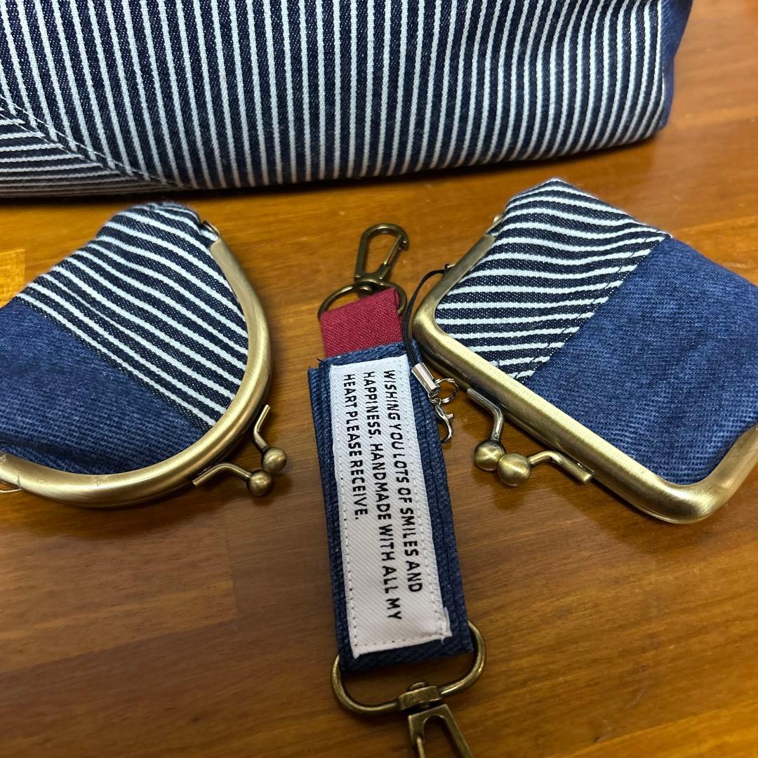 ハンドメイド　ガマ口バッグセット