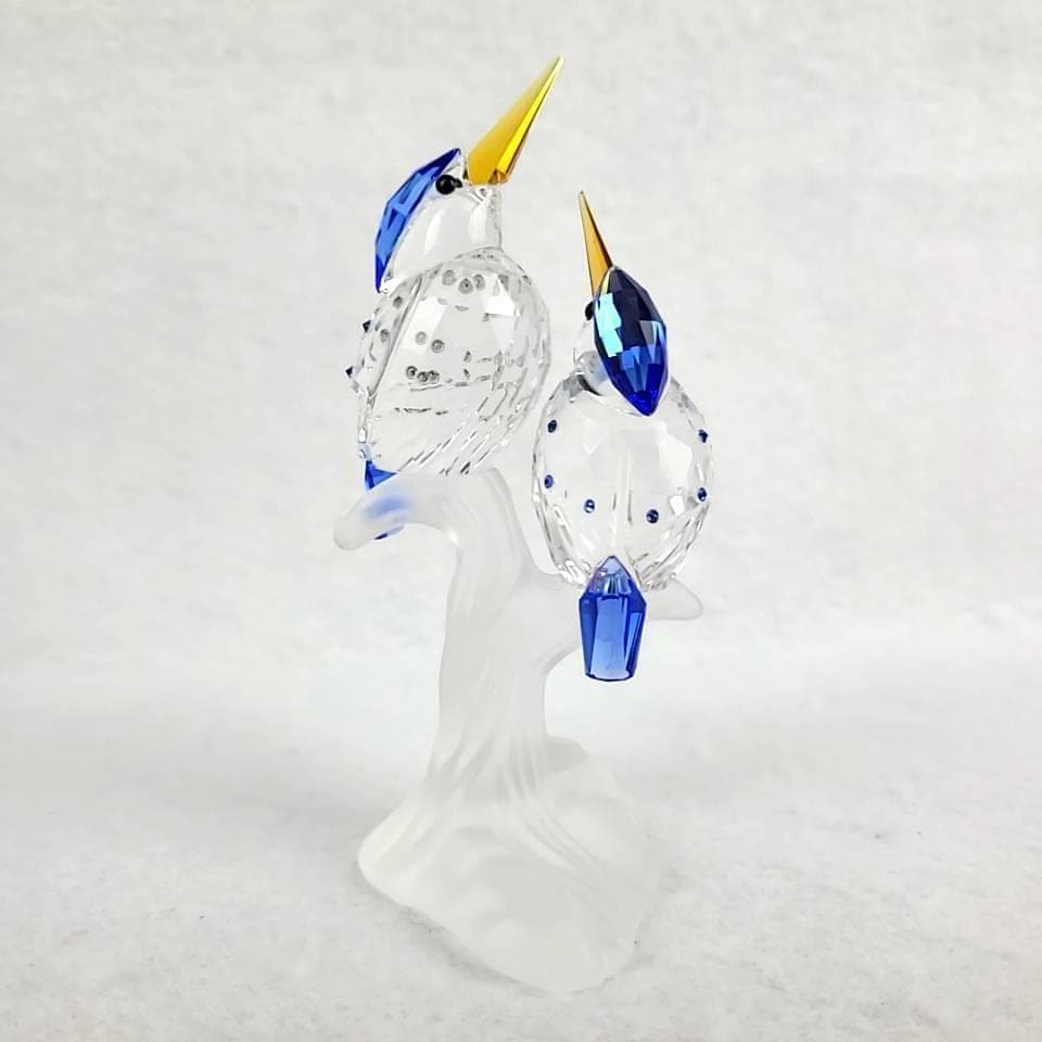 ・美品・スワロフスキー　カワセミ　623323　青い宝石　鳥　幸せを呼ぶ鳥 1