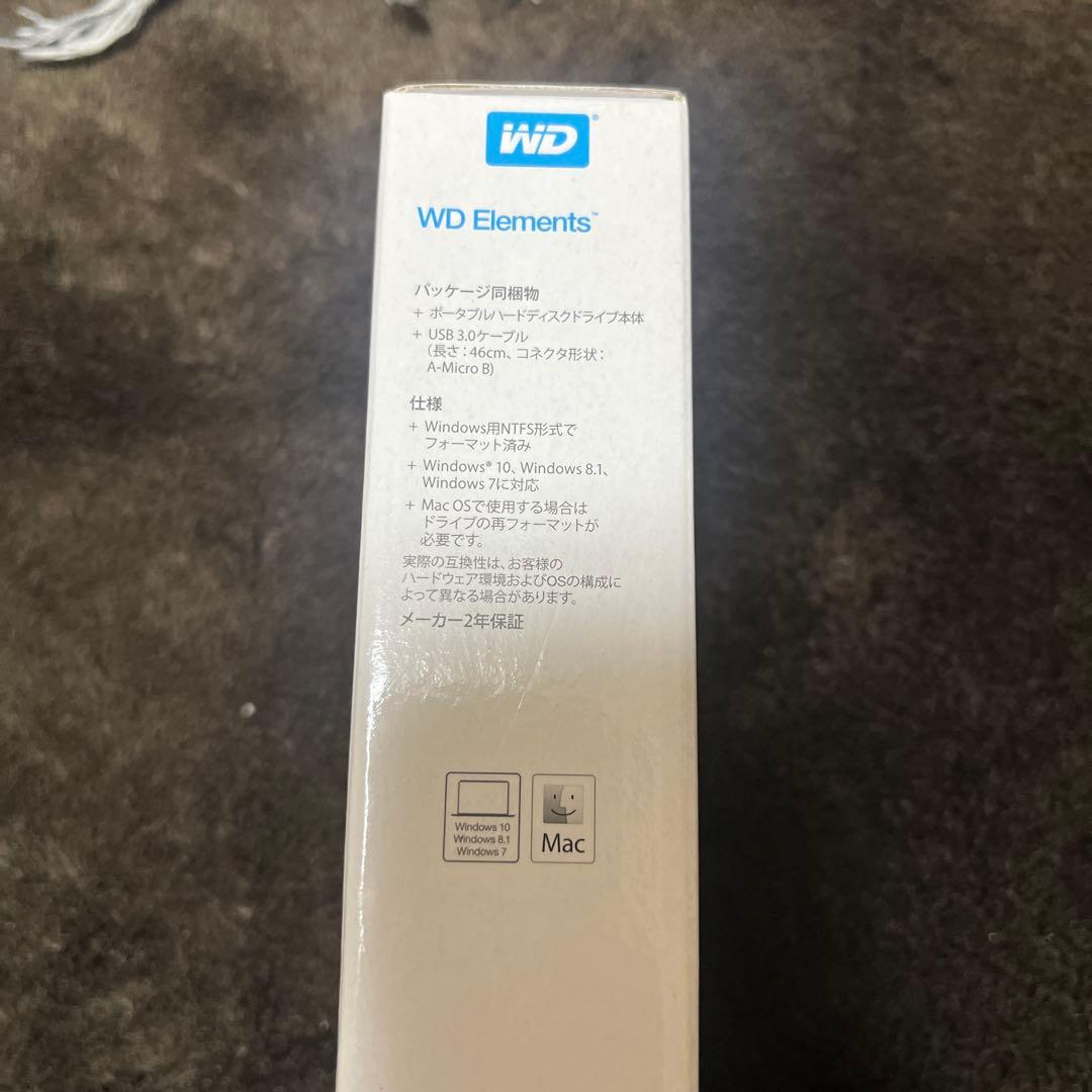 WD Elements ポータブルストレージ 1TB