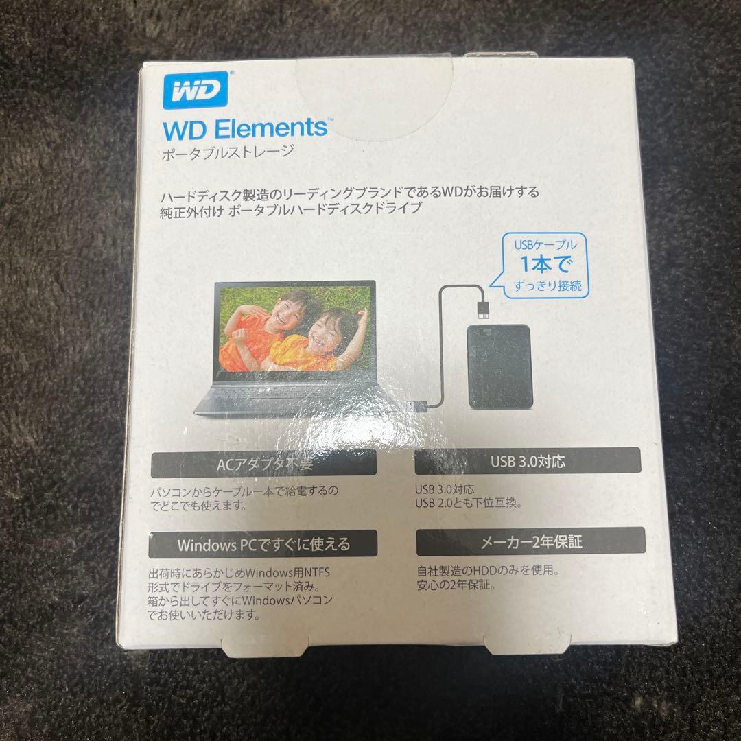 WD Elements ポータブルストレージ 1TB