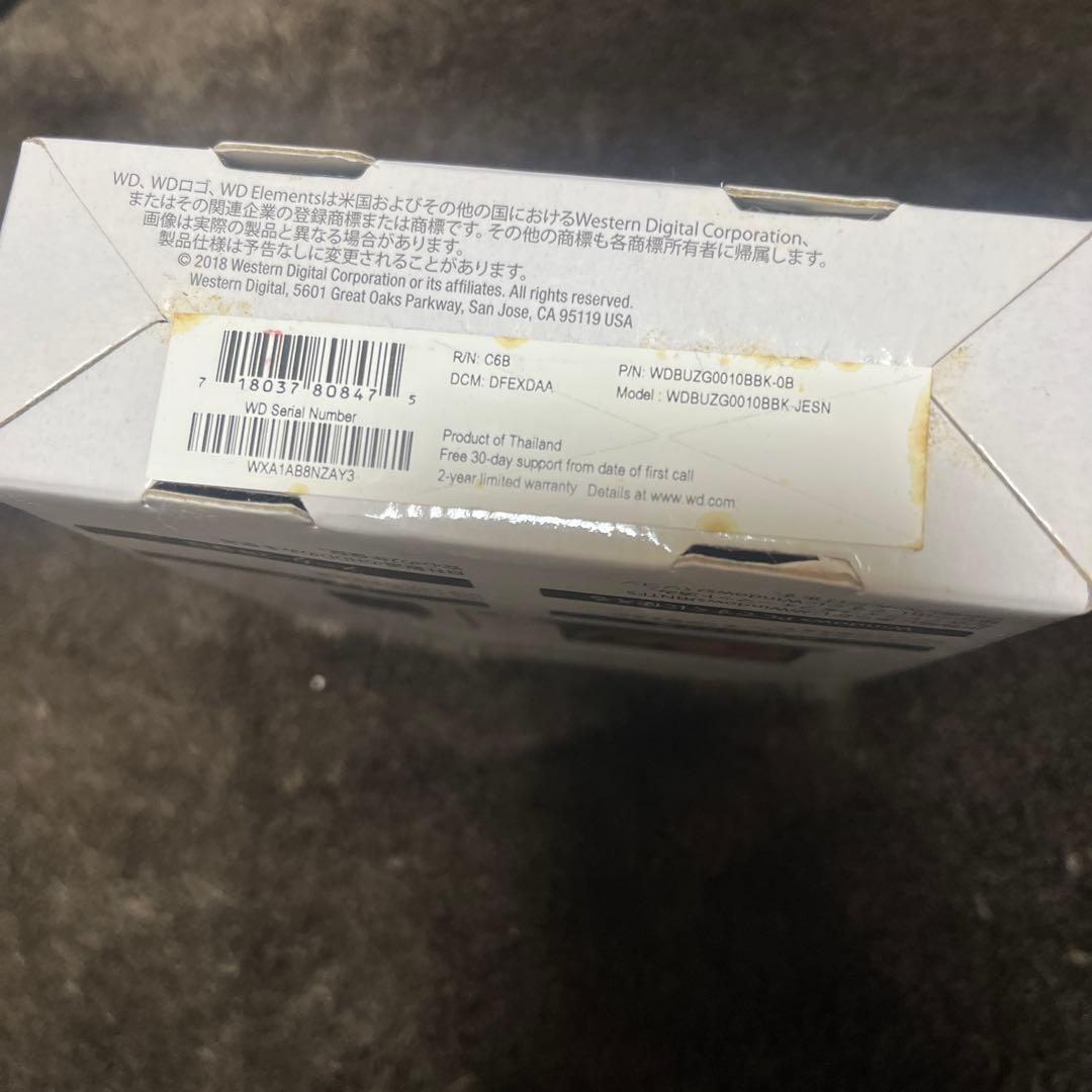 WD Elements ポータブルストレージ 1TB