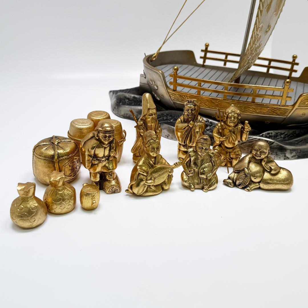 希少品 激レア 掘り出し物 宝船 七福神 全長 47cm