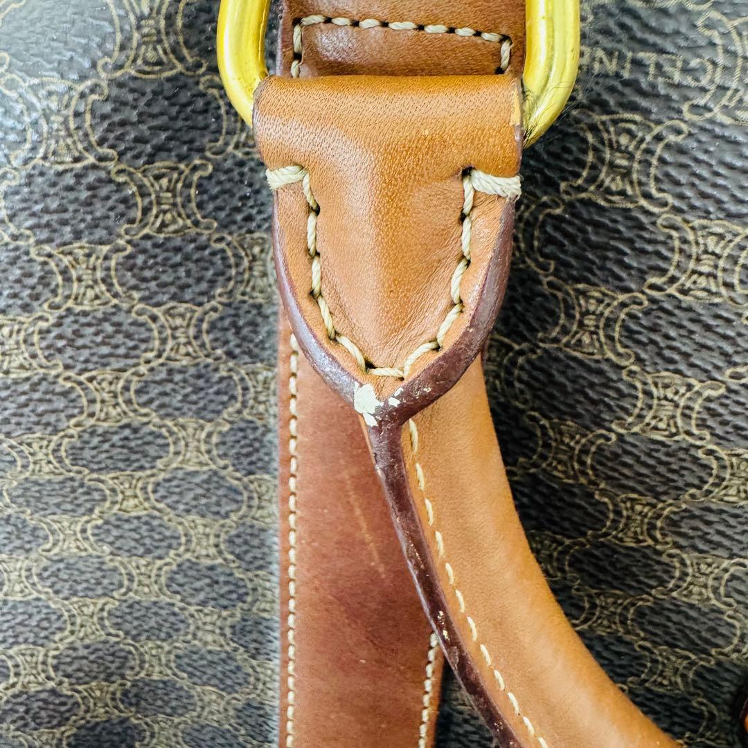 ✨CELINE✨セリーヌ✨マカダム✨ブラウン✨ヴィンテージ✨ボストンバッグ✨