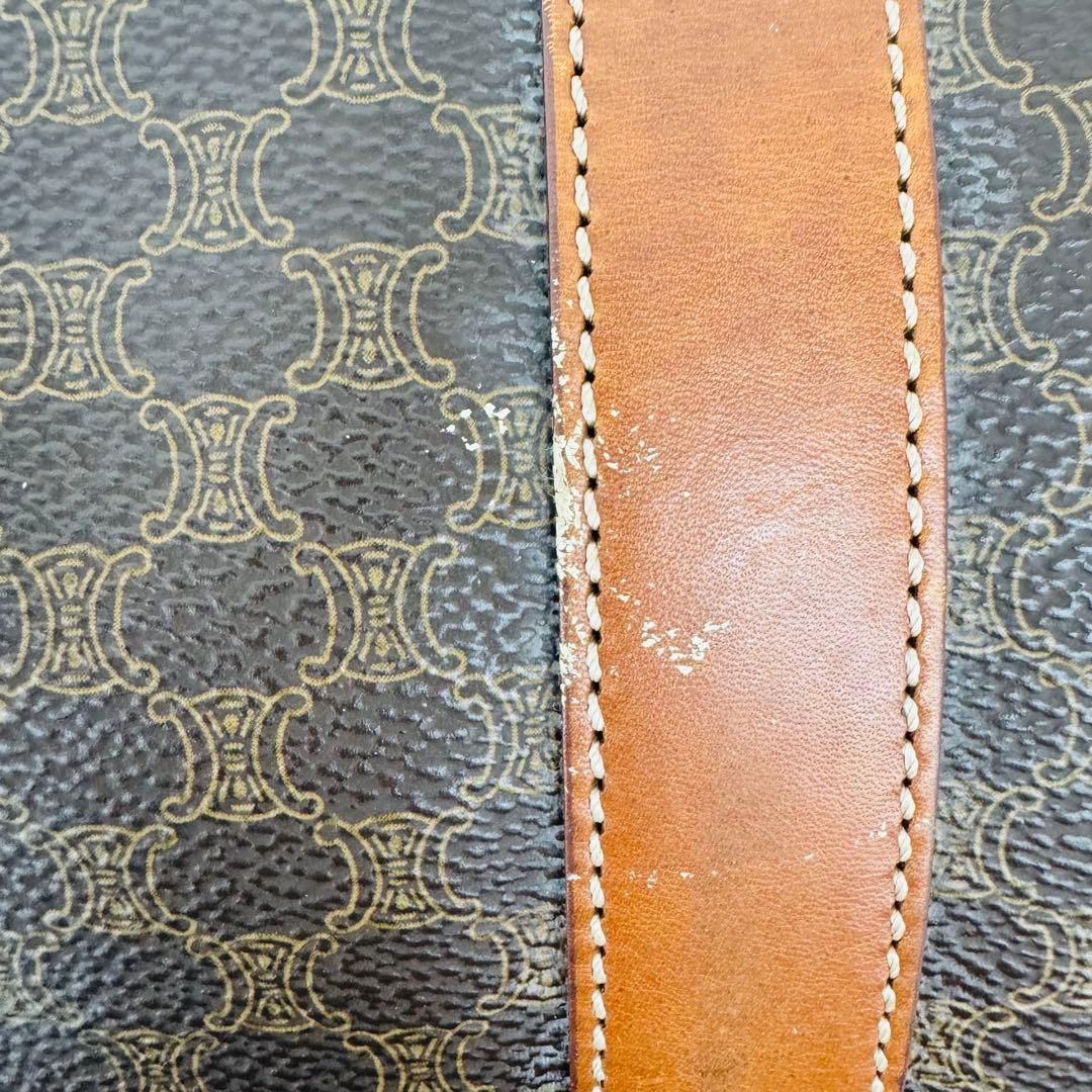 ✨CELINE✨セリーヌ✨マカダム✨ブラウン✨ヴィンテージ✨ボストンバッグ✨