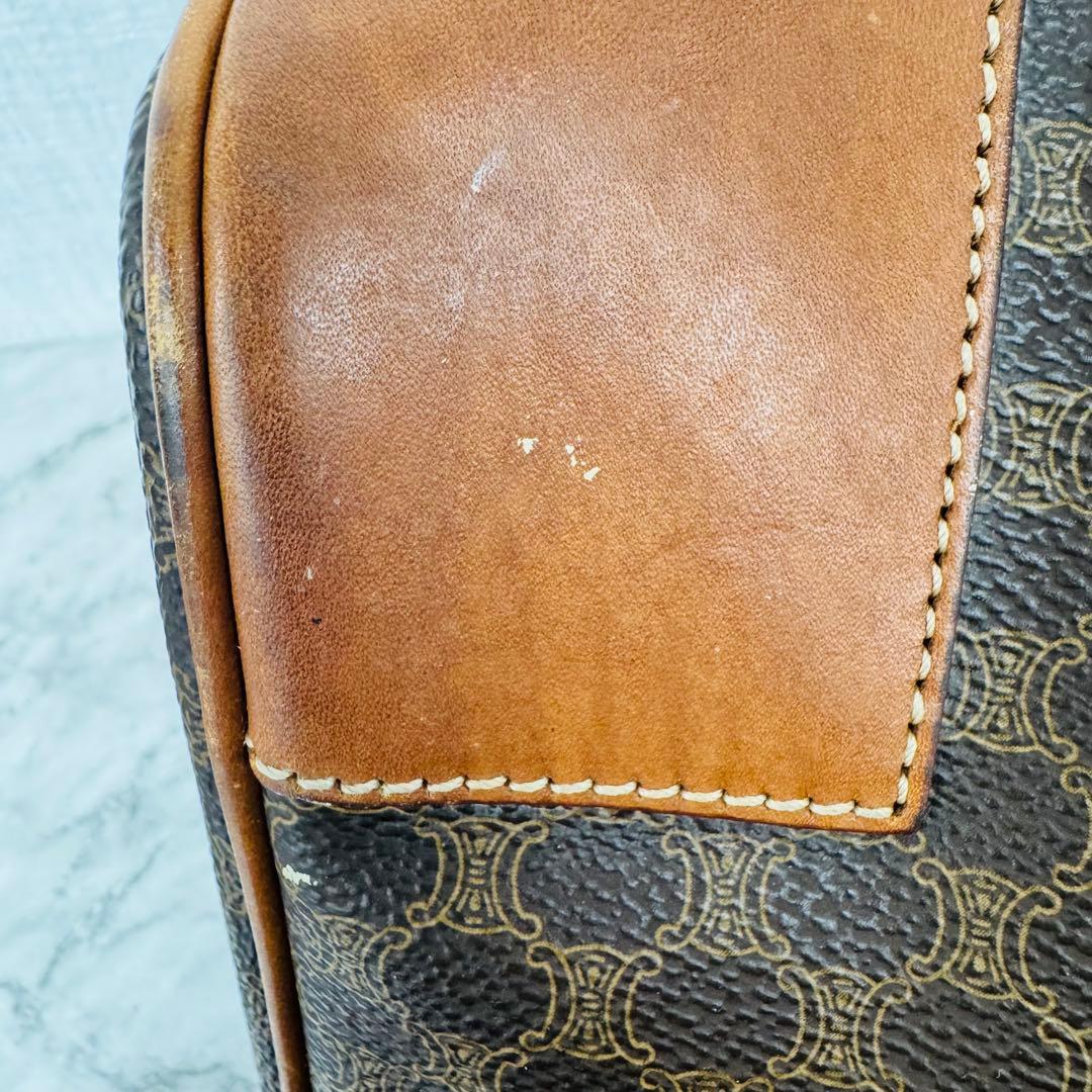 ✨CELINE✨セリーヌ✨マカダム✨ブラウン✨ヴィンテージ✨ボストンバッグ✨