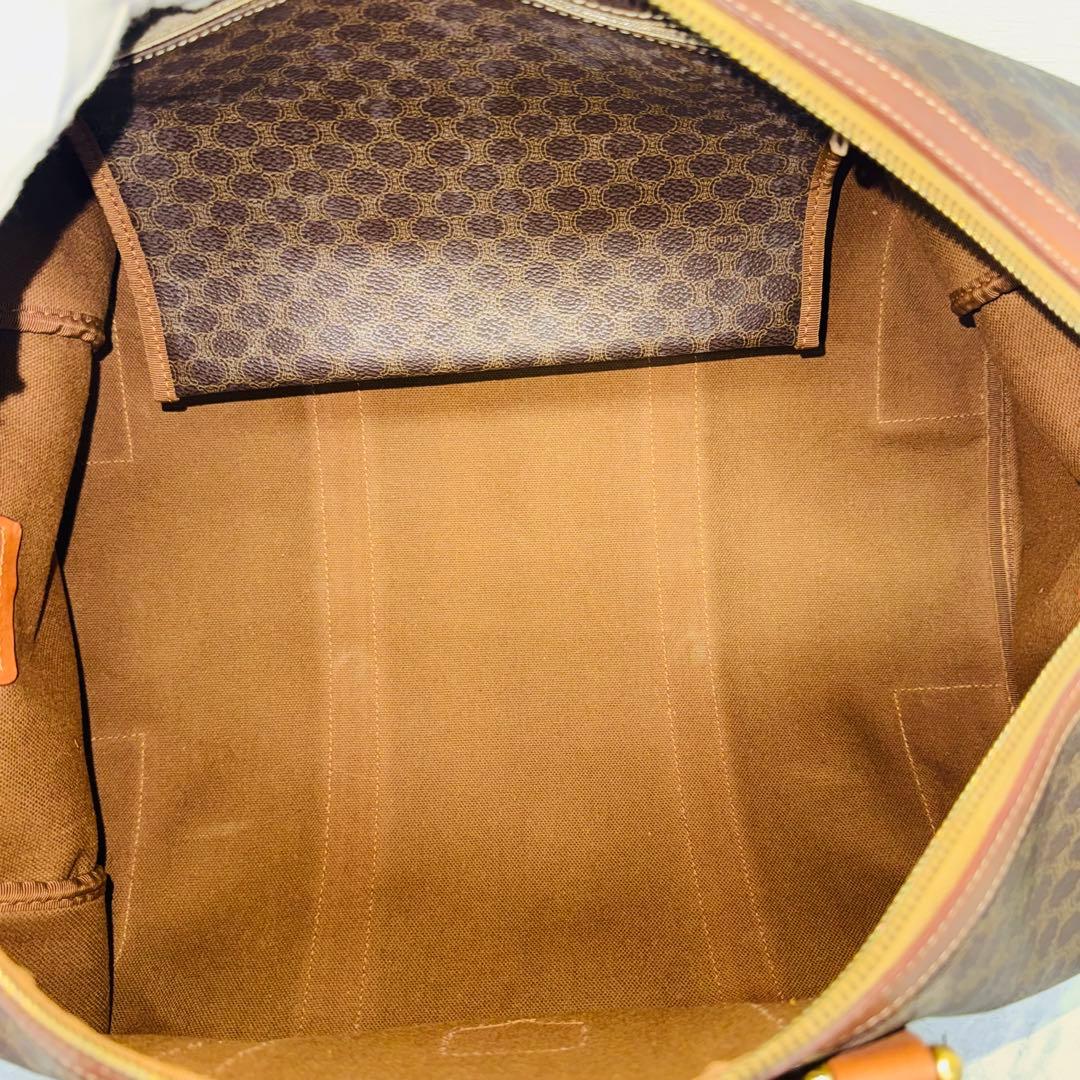 ✨CELINE✨セリーヌ✨マカダム✨ブラウン✨ヴィンテージ✨ボストンバッグ✨