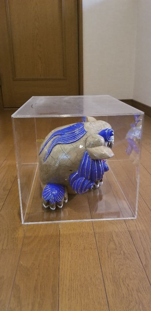 獅子彫刻 狛犬 木彫り 木鼻