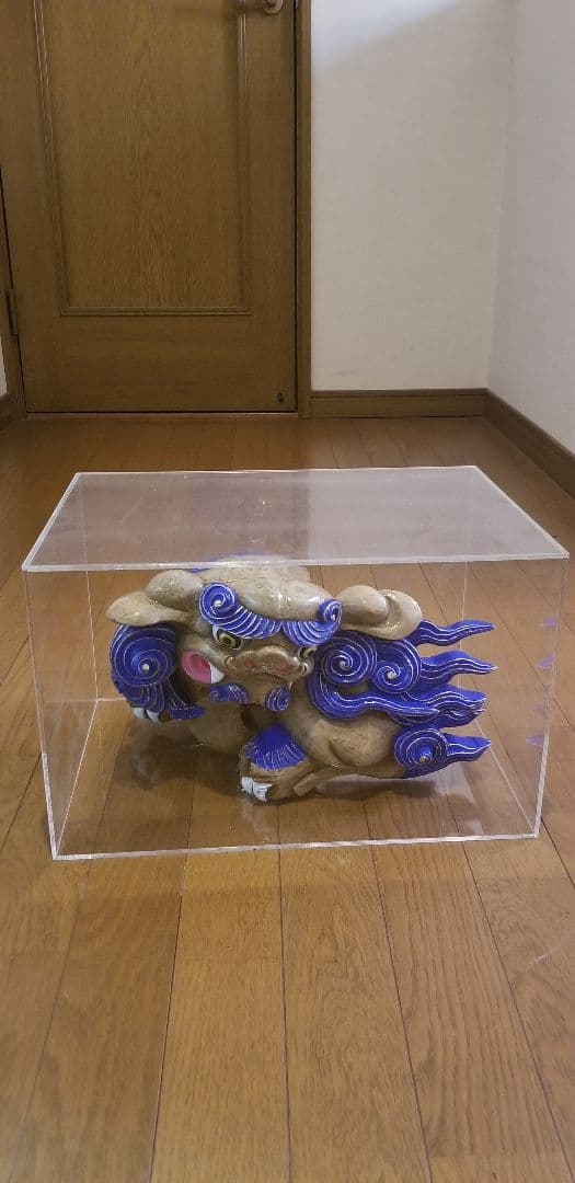 獅子彫刻 狛犬 木彫り 木鼻