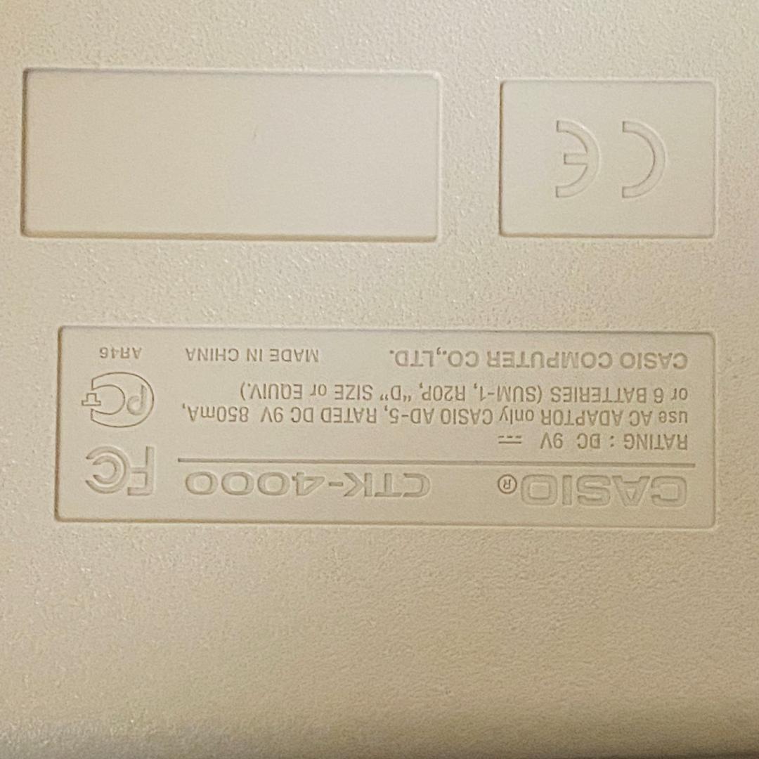 CASIO カシオ 電子キーボード CTK-4000 61鍵盤 送料込み