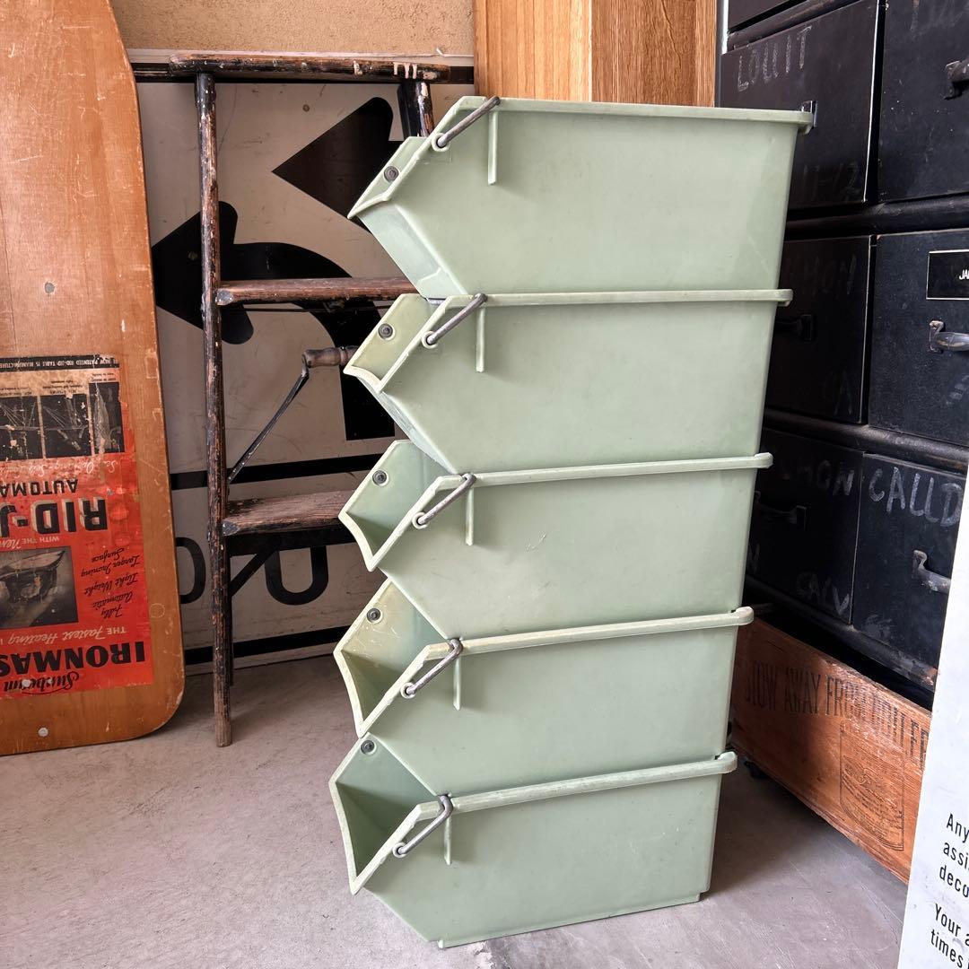 【５個】サンコー バケットB 工具箱 道具入れ 小物ケース インダストリアル