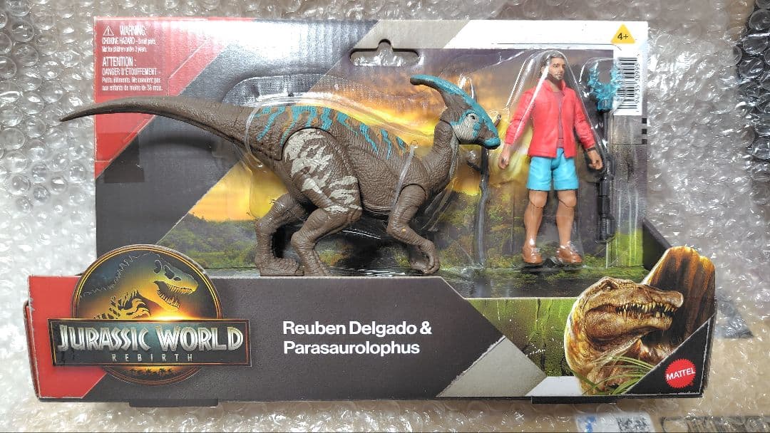 未開封●未発売 ルーベンデルガド　パラサウロロフス 復活の大地 マテル 恐竜