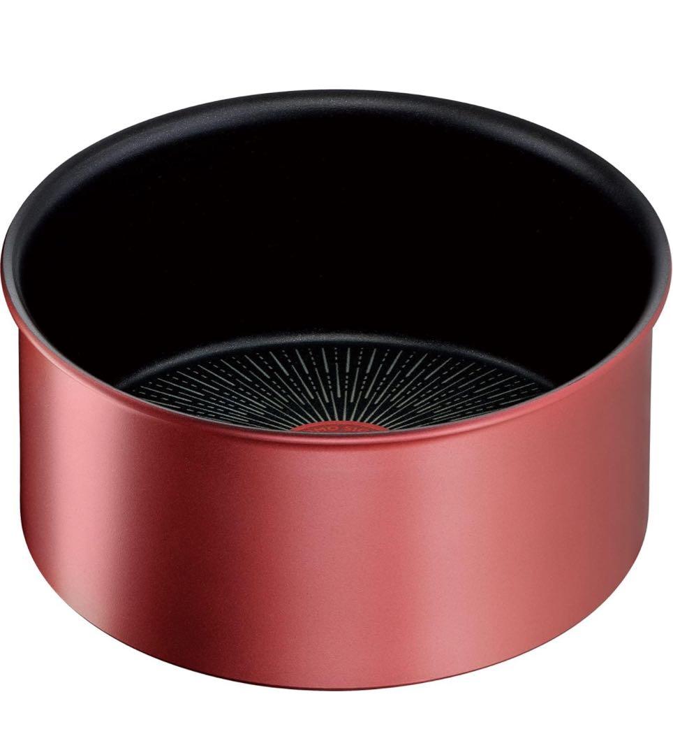 【新品迅速発送】ティファール　ソースパン　ルージュ　アンリミテッドIH対応2点