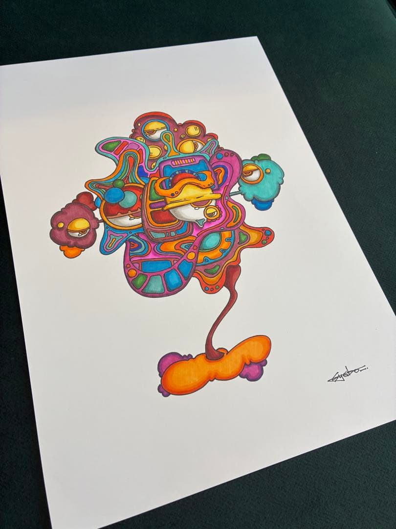 『FACE03』A4サイズ syoboオリジナル原画　コピック