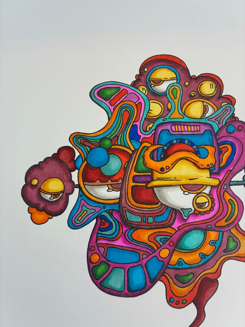 『FACE03』A4サイズ syoboオリジナル原画　コピック