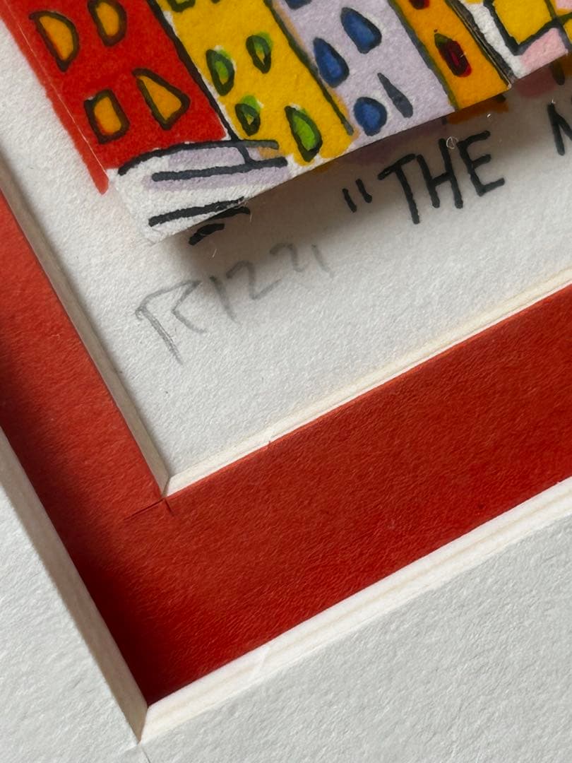 直筆サイン入り　ジェームズ・リジィ JAMES RIZZI 3Dアート