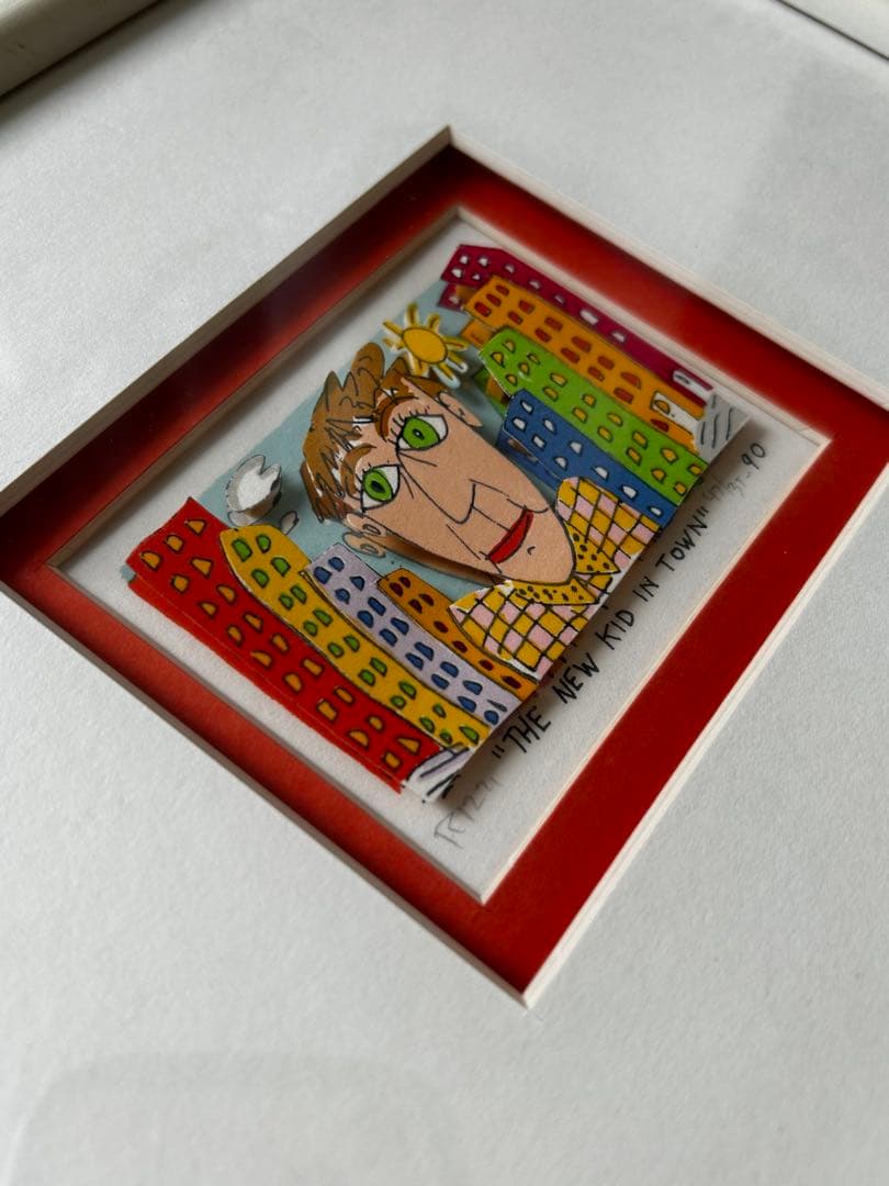 直筆サイン入り　ジェームズ・リジィ JAMES RIZZI 3Dアート