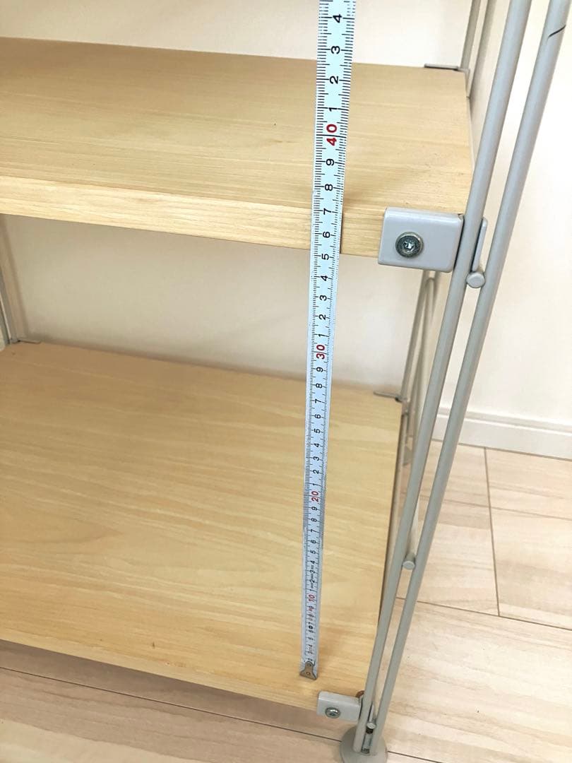 無印良品 スチールユニットシェルフ 帆布バスケット 高さ120 幅58