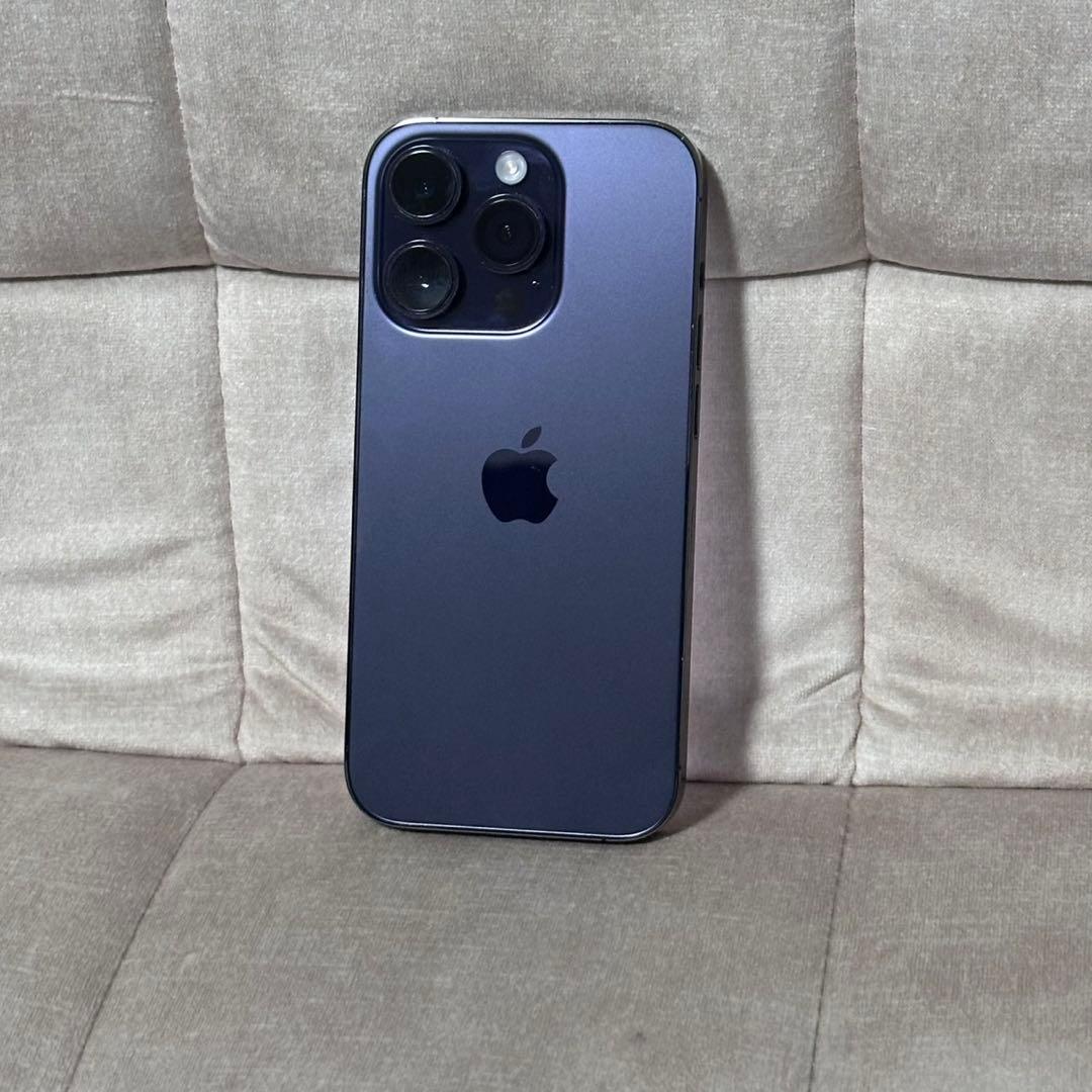 iPhone 14 Pro 256GB ディープパープル バッテリー100%