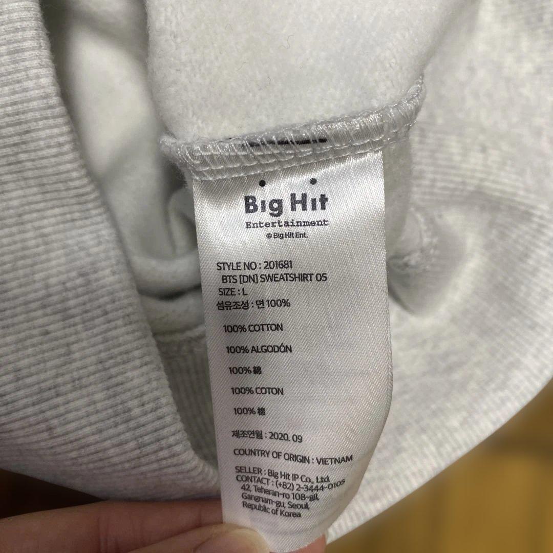 BTS POP-UP ポップアップ　スウェット　LOVE DNA ジミン　限定品