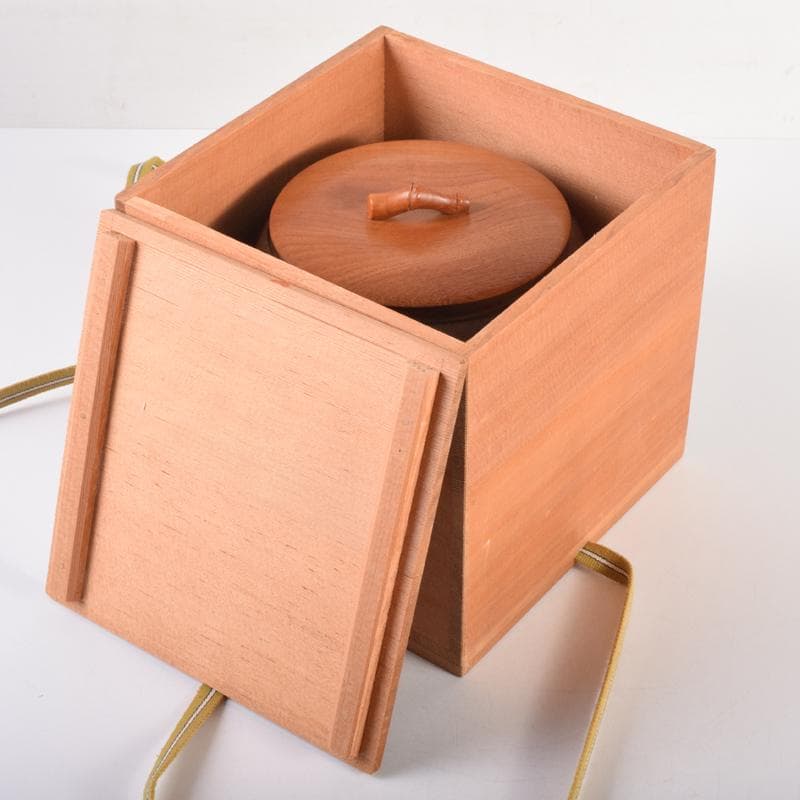 茶道具　瀬戸焼　古瀬戸　水指　時代箱付　V　6950