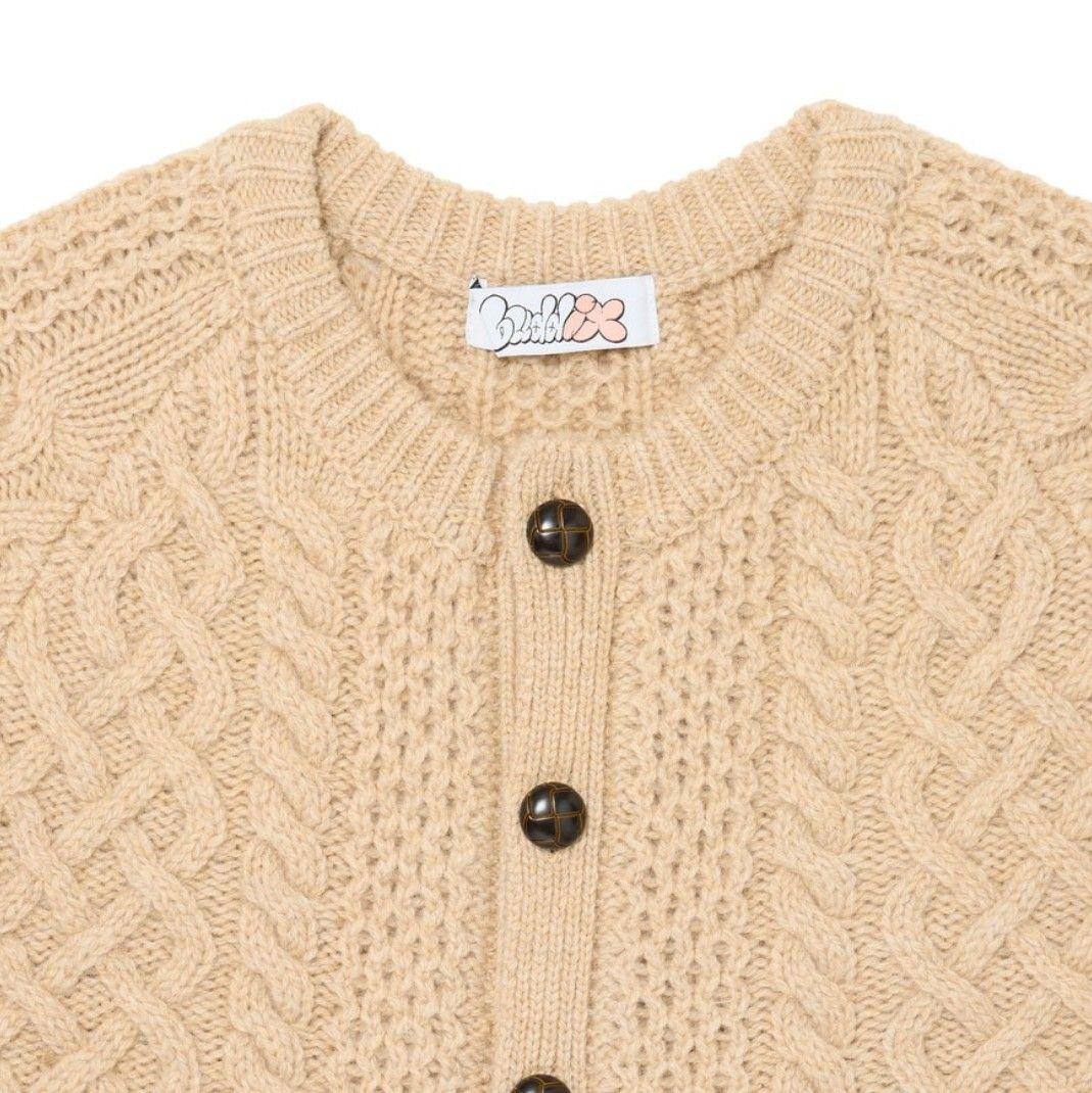 FANTASTICS★buddix★Cable Knit Cardigan
