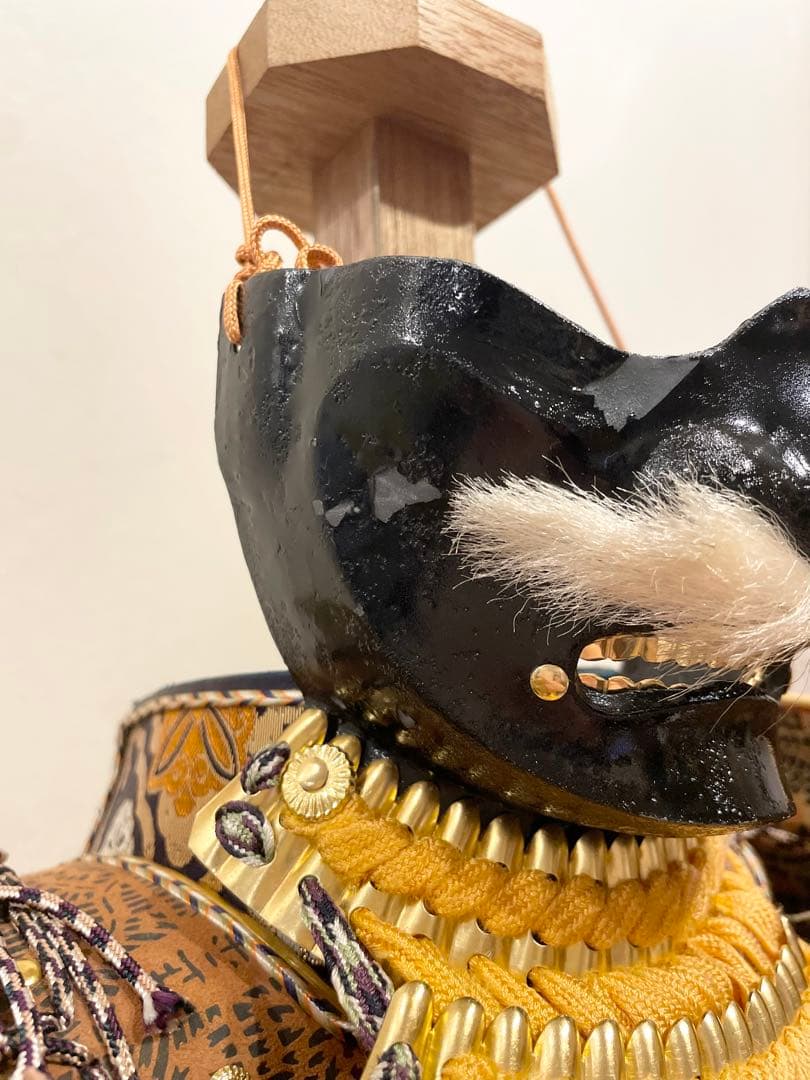 金小札緋威之大鎧 鎧兜 上原玉鳳 五月人形 昭和レトロ