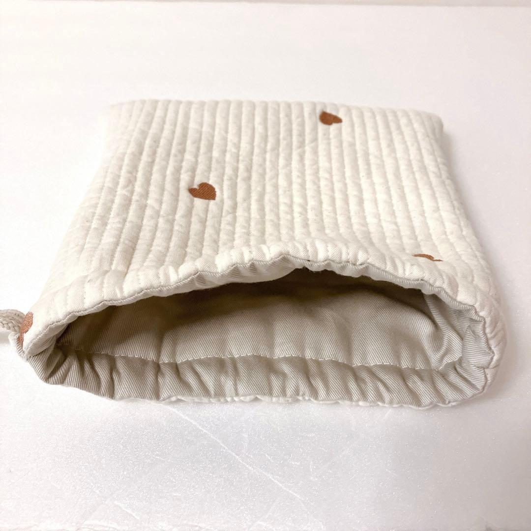 レッスンバッグ✖️2 体操服袋✖️2 上履き入れヌビ　巾着袋　ハート刺繍