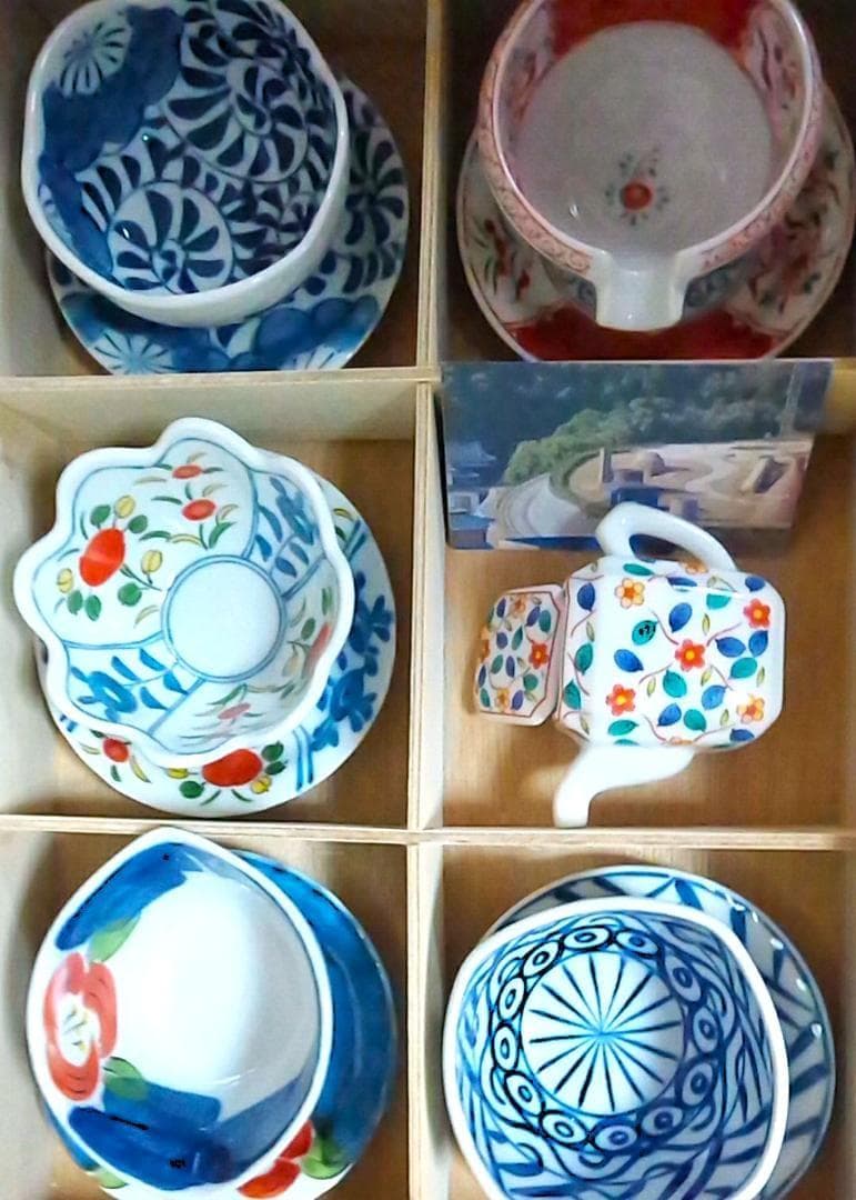 新品木箱入11点 有田焼 清秀 小付鉢&小皿&醬油差し