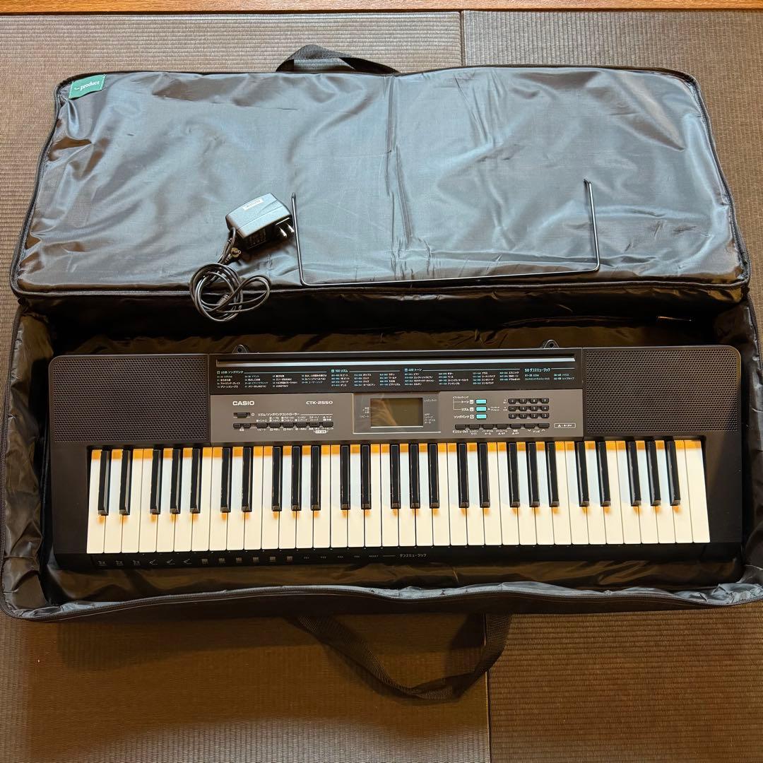 CASIO 電子キーボード ベーシックキーボード 61鍵盤 CTK-2550