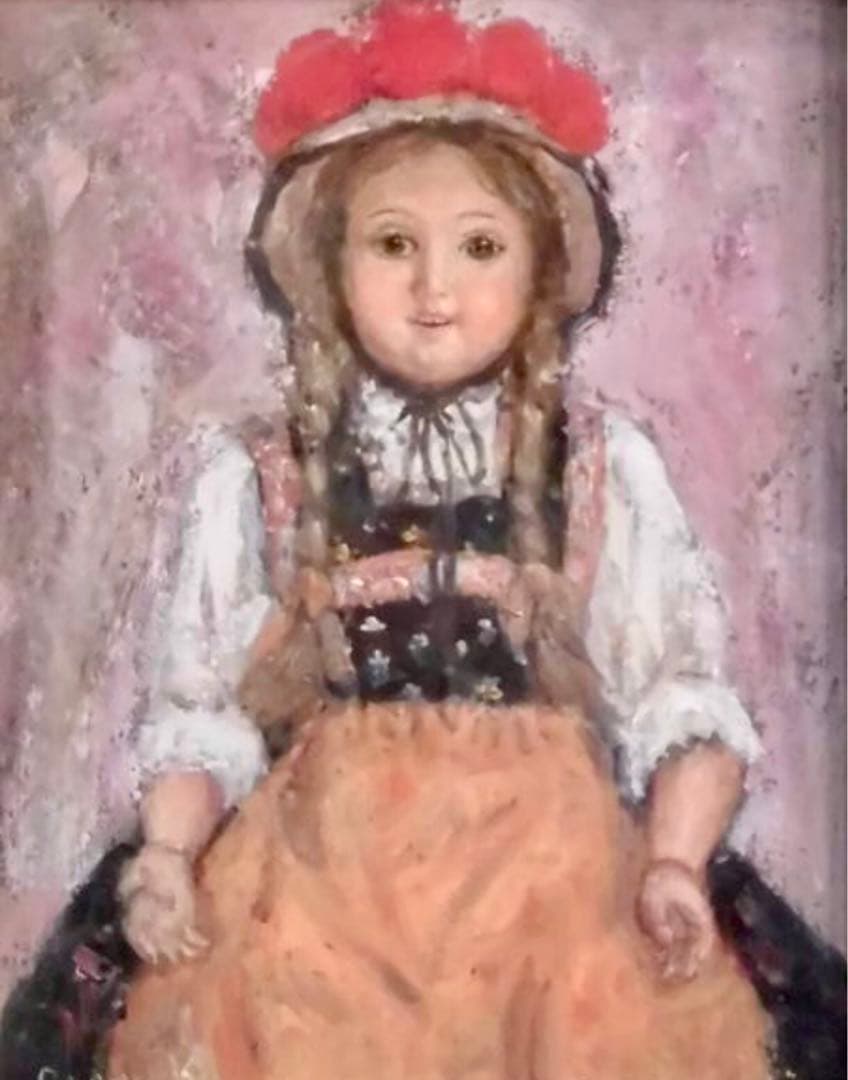 北村侑 油彩「二紀会展作家」真作保証