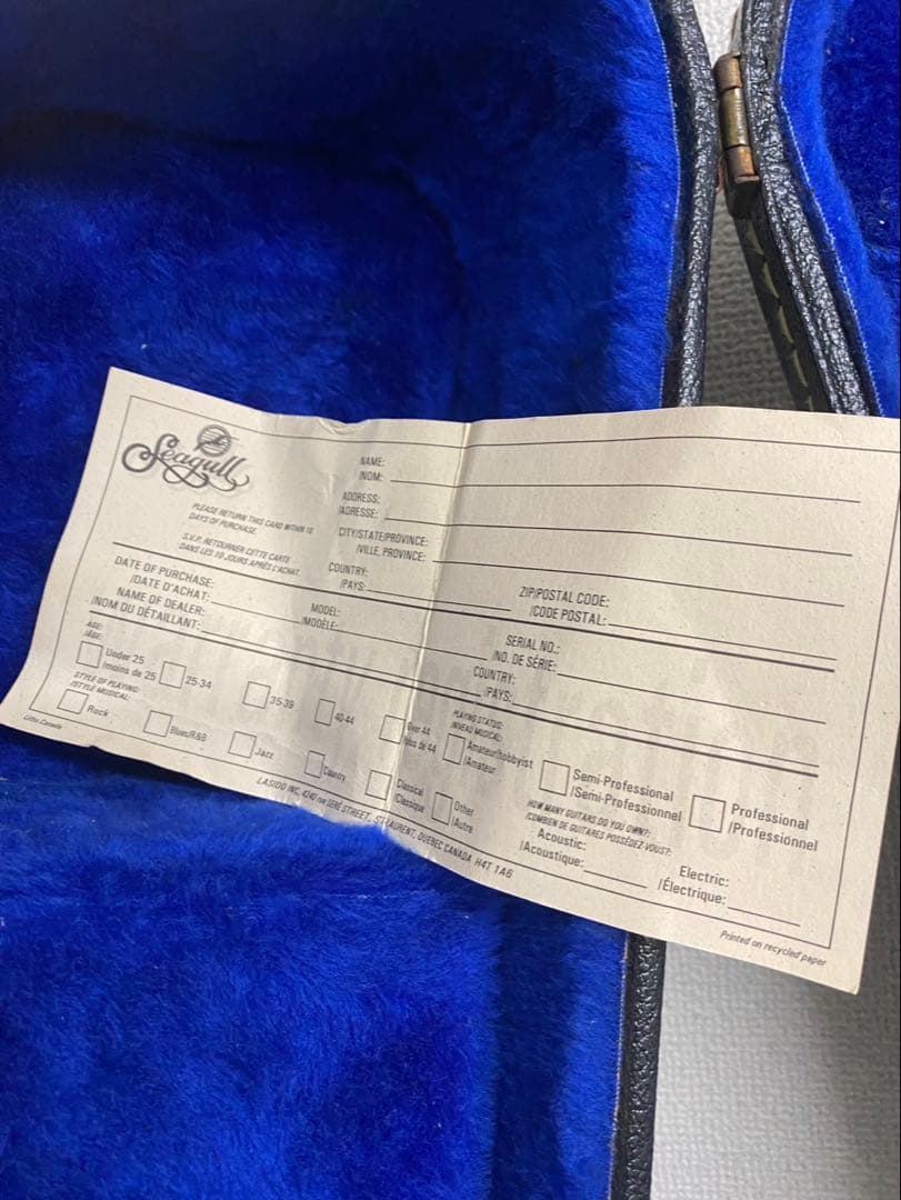 Seagull（シーガル)S6 TOBACCO BURST アコギ